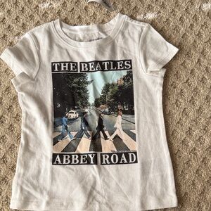 Old Navy White The Beatles Graphic Tee